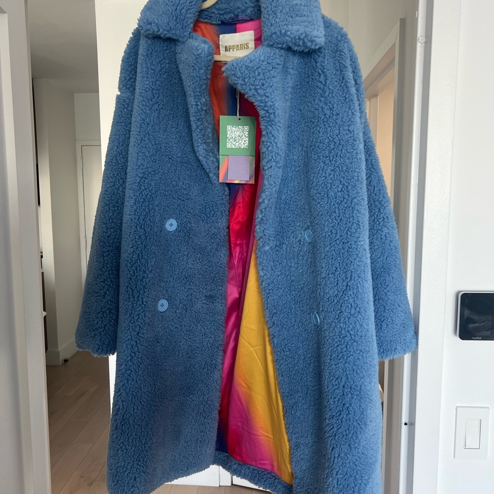 Apparis Dasha Coat in Marine Blue